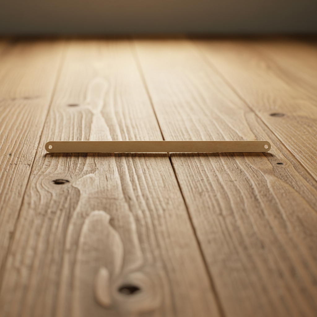 Wood template strip for personalized key hanger customization