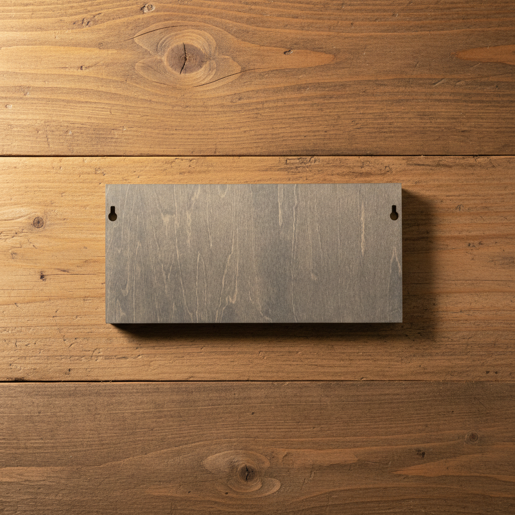 Built-in keyhole mounting plate for easy wall installation